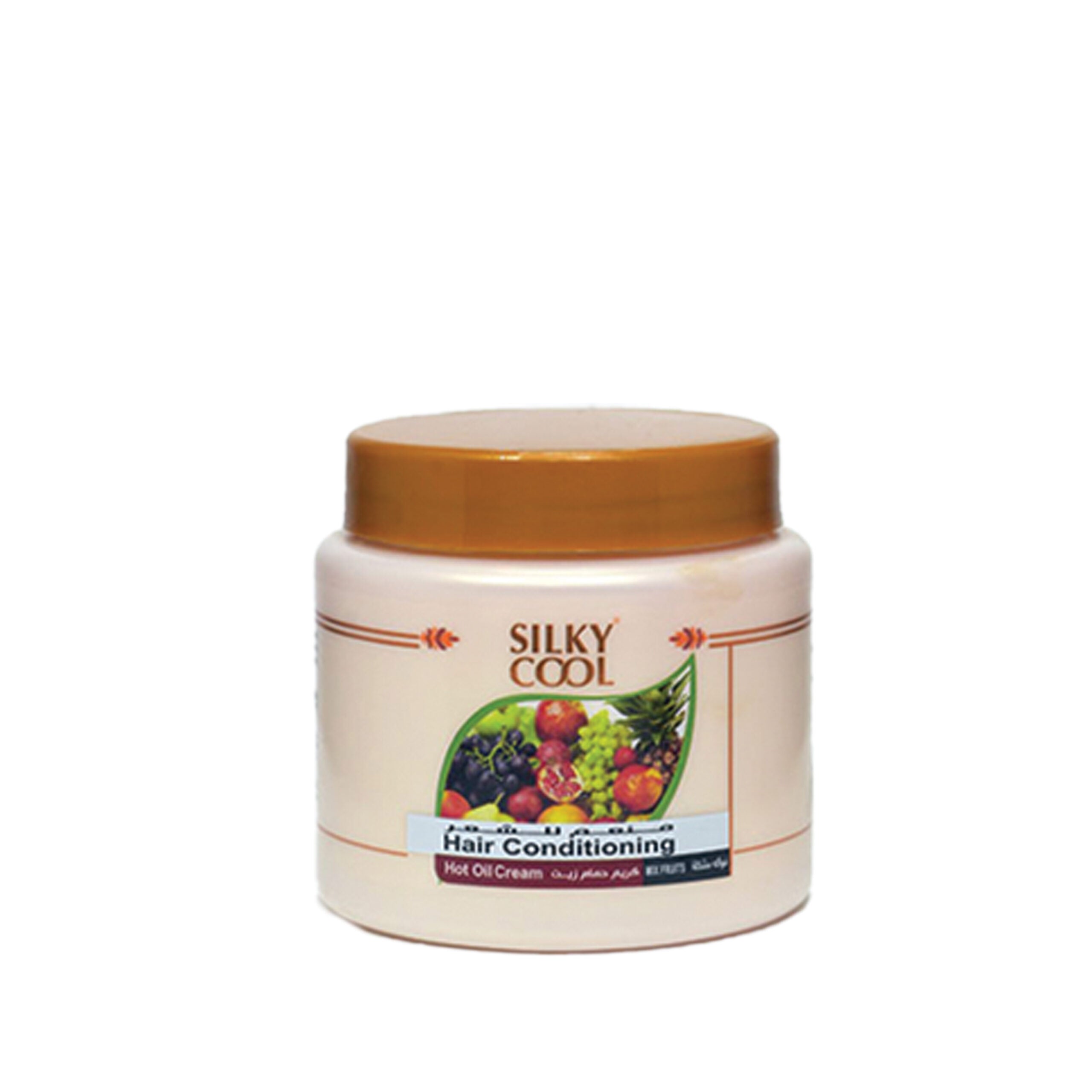 Silky Cool Mix Fruits Hot Oil Cream Hair Conditioning 500Ml
