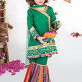 Mah e Noor By Modest Stitched 3 Piece Formals Collection-Green