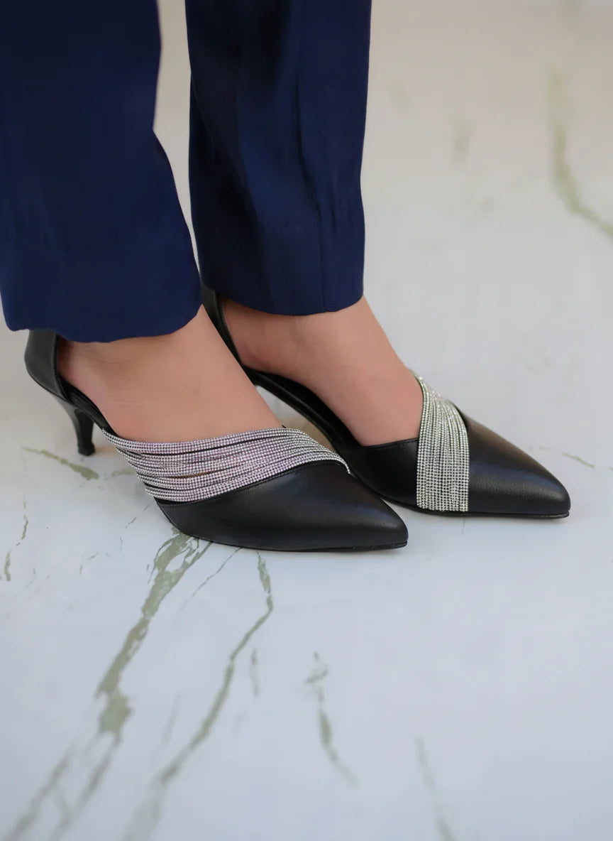 Mgs Style Heels Collection-Aurora Stride Heels Midnight Charm