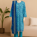 Almeerah Unstitched 3 Piece Luxe Summer Collection'2025-Azure Sky Charm