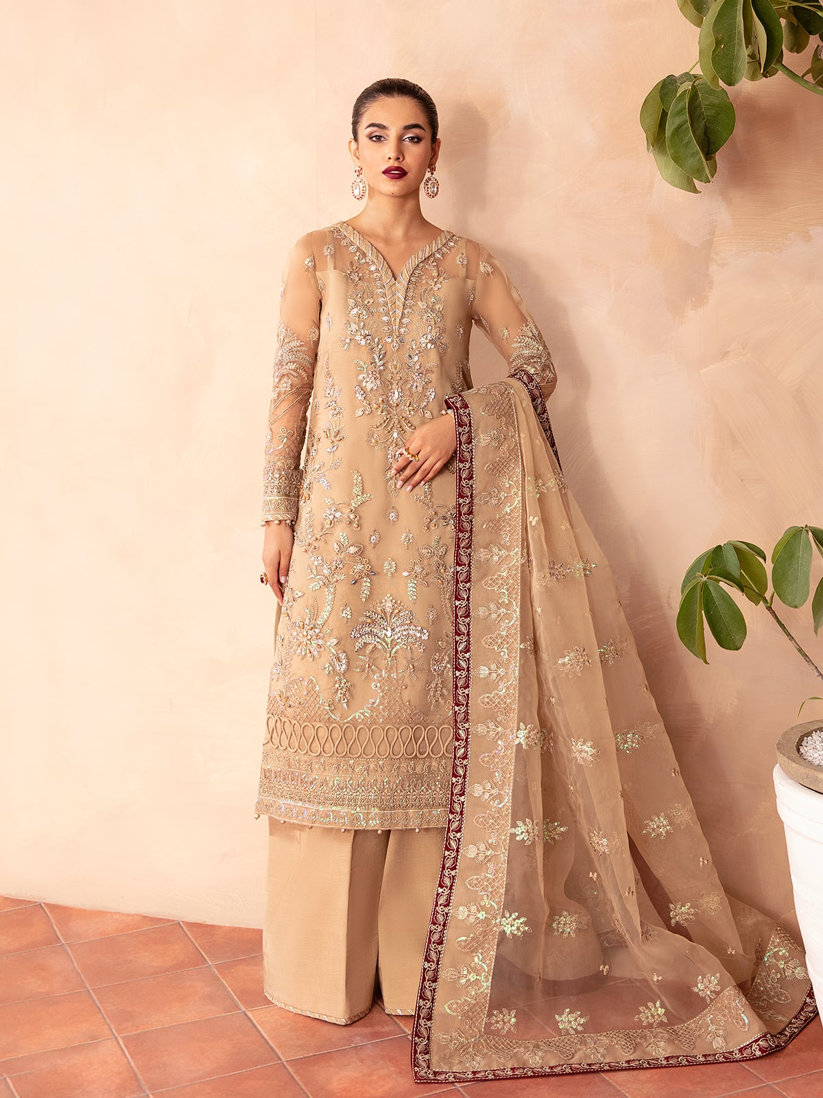 Gulaal Unstitched 3 Piece Luxury Pret Vol-02 Suit-Emilia GL-LP-V2-14