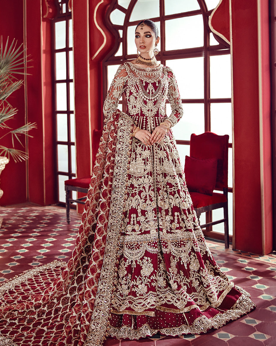 Shehrnaaz By Gulaal Unstitched 3 Piece Bridal Collection'2020-Serat B-2