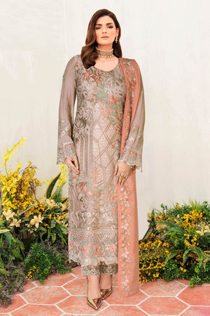 Sangeet By Ramsha Semi-Stitched 3 Piece Chiffon Vol-02 Collection-B-201