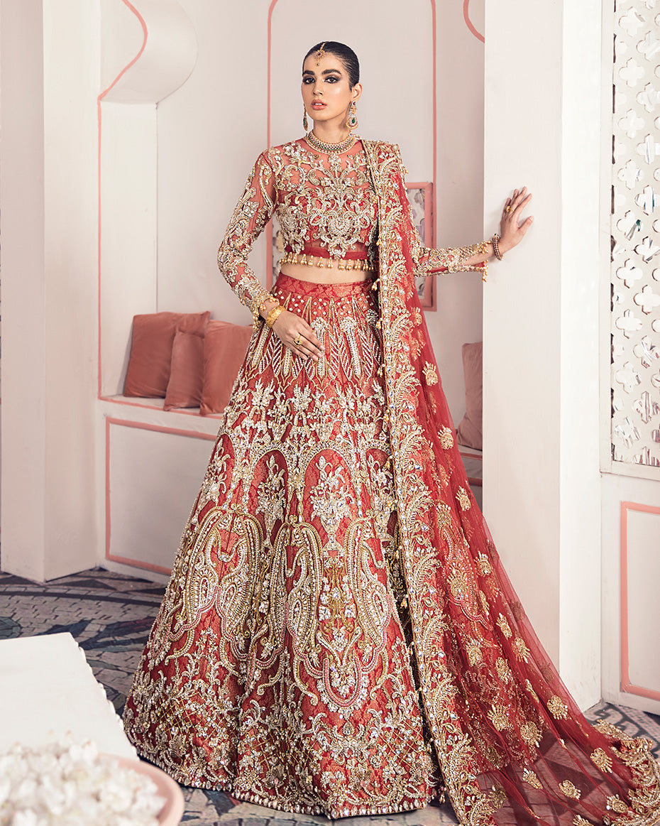 Shehrnaaz By Gulaal Unstitched 3 Piece Bridal Collection'2020-Zubia B-3