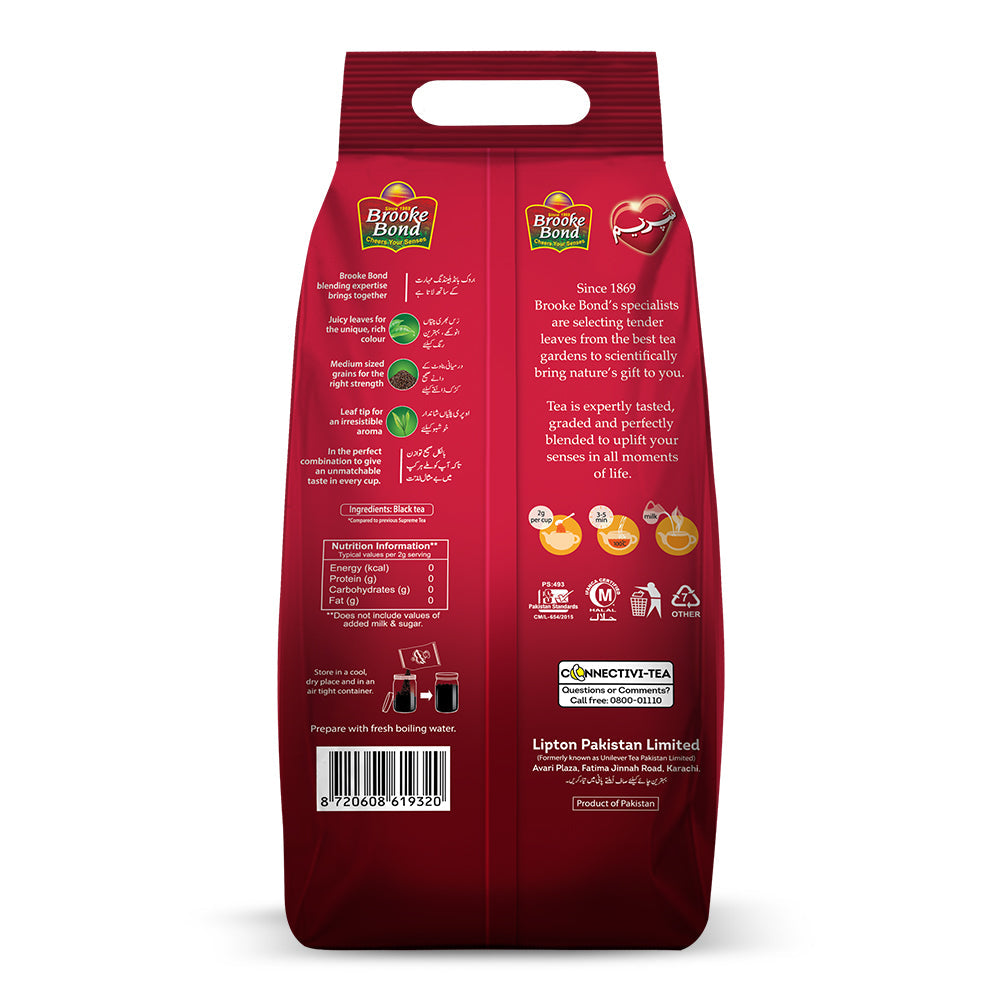Brooke Bond Supreme Tea 900g - Snapcart.pk