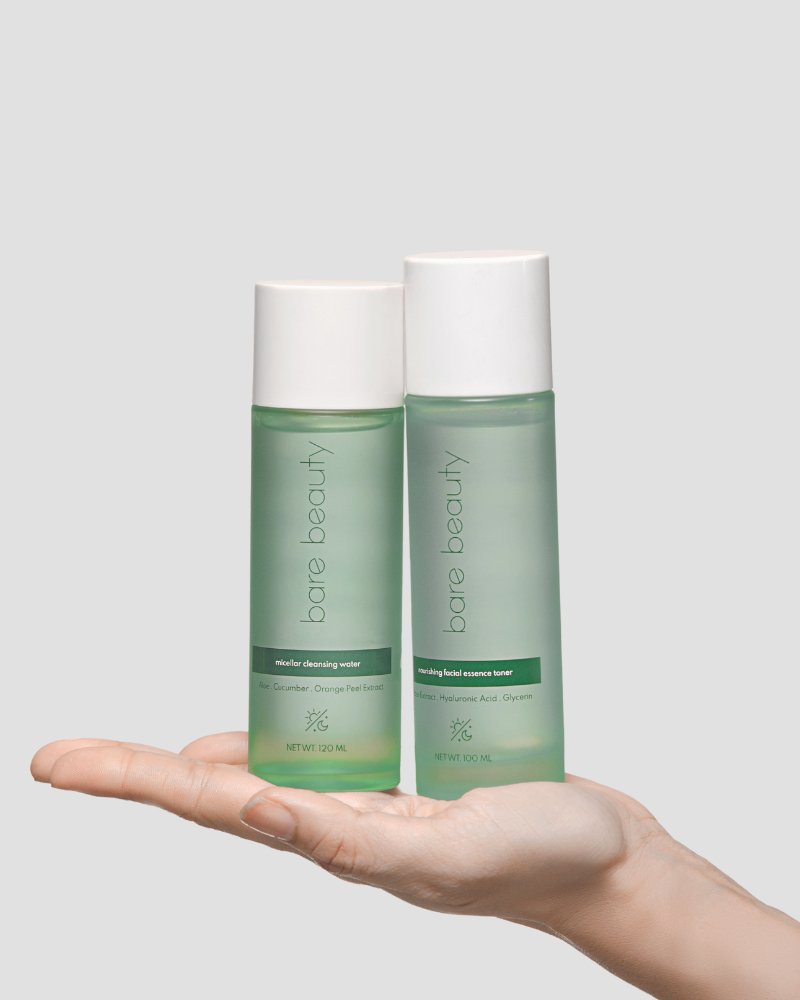 Bare Beauty Cleanse & Restor Set Cleanser 120Ml+Toner 100Ml