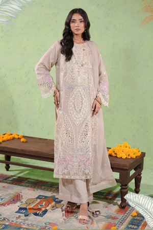 Bayan By Guzel Stitched 3 Piece Chiffon Formals Collection'2025-BG-05-Faryaad