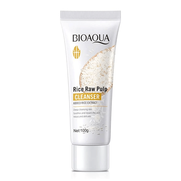 Bioaqua - Rice Raw Pulp Cleanser 100Gm - My Store