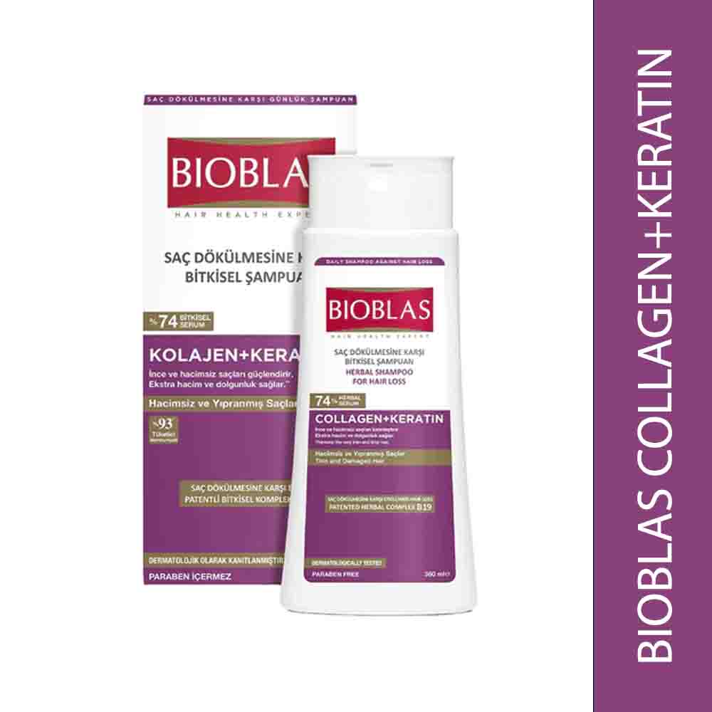 Bioblas Ahl Collagen+Keratin Shampoo 360Ml