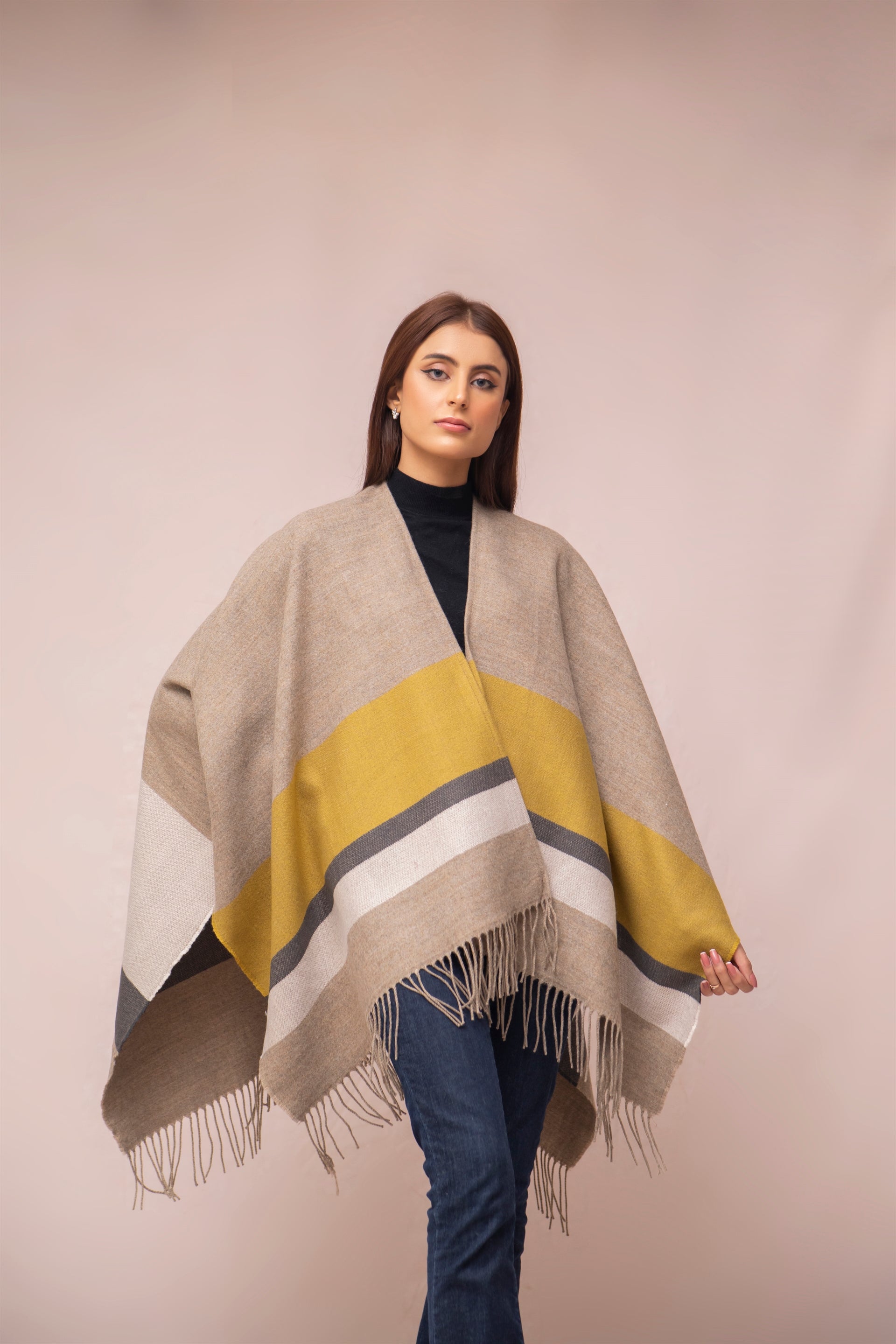 Shazam By Manahils Premium Cape Shawl Winters Collection'2025-33