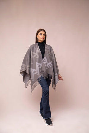 Shazam By Manahils Premium Cape Shawl Winters Collection'2025-31