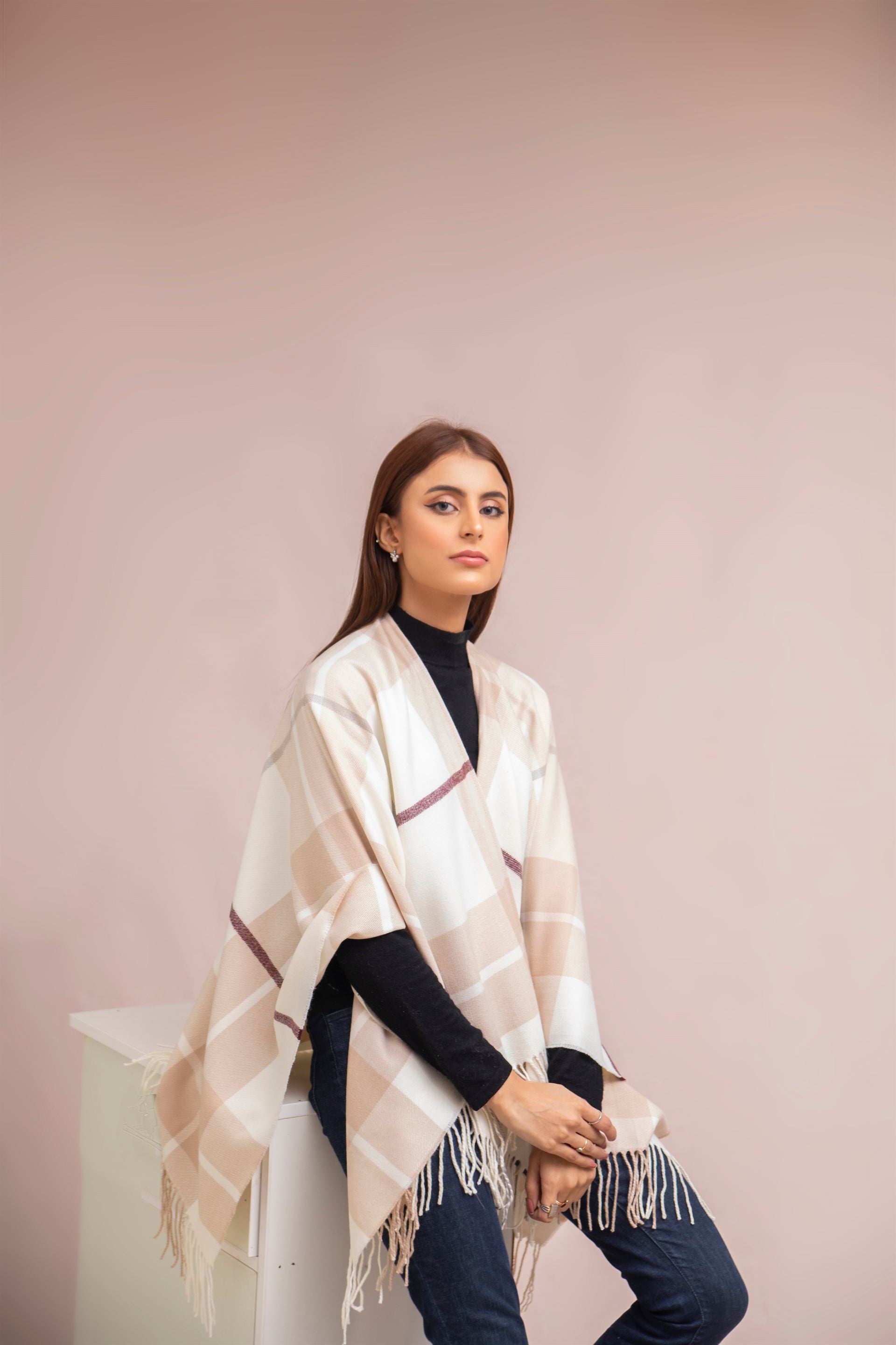 Shazam By Manahils Premium Cape Shawl Winters Collection'2025-29