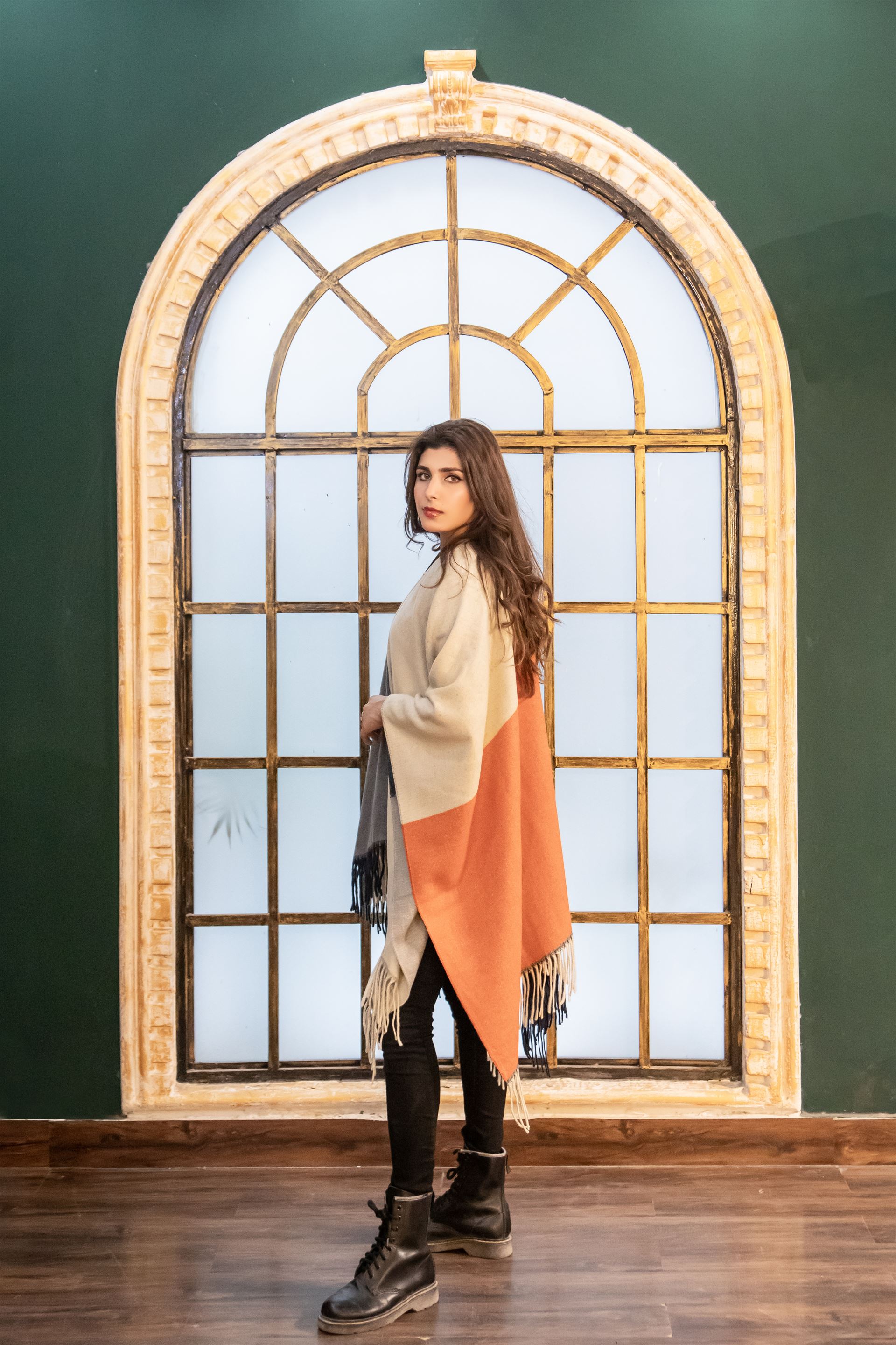 Shazam By Manahils Premium Cape Shawl Winters Collection'2025-46