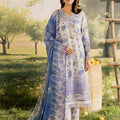 Bloom By Nureh Unstitched 3 Piece Emb and Printed Doriya Lawn Suit-BL-16