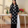 Tawakal Closet Stitched 3 Piece Summer Collection'2025-BLACK EMB