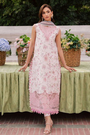 Ivy Bloom By Parishay Unstitched 3 Piece Printkari Lawn Vol-02 Collection'2025-BLOOM-04