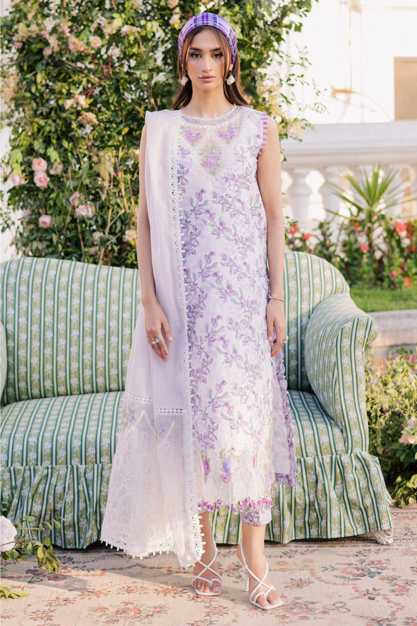 Ivy Bloom By Parishay Unstitched 3 Piece Printkari Lawn Vol-02 Collection'2025-BLOOM-06