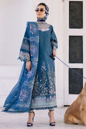 Ivy Bloom By Parishay Unstitched 3 Piece Printkari Lawn Vol-02 Collection'2025-BLOOM-08