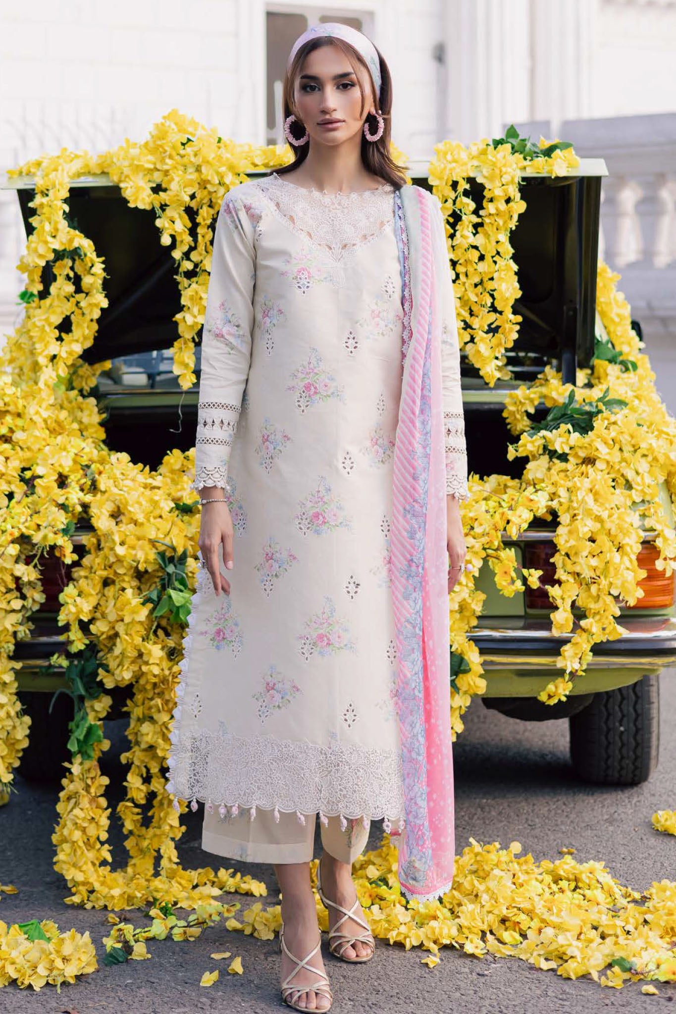 Ivy Bloom By Parishay Unstitched 3 Piece Printkari Lawn Vol-02 Collection'2025-BLOOM-12