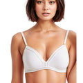 BLS Alma Non Padded Cotton Bralette Ivory