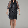 BLS - Bess Silk And Lace Nighty - Black