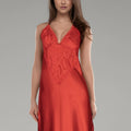 BLS Brielle Silk And Lace Nighty Red