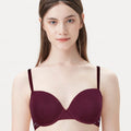 BLS Cheree Wired And Padded Cotton Bra Berry