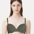 BLS Cheree Wired And Padded Cotton Bra Leaf Green