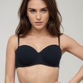 BLS Ellie Wired And Padded Strapless Bra Black