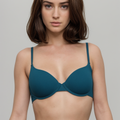 BLS - Emily Wired And Padded Bra - Dark Green