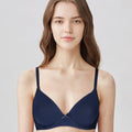 BLS Pero Wired And Padded Cotton Bra Navy Blue