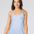 BLS - Zorana Stretchable Cotton Camisole - Blue