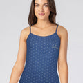 BLS - Zorana Stretchable Cotton Camisole - Navy Blue