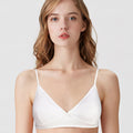 BLS Abroud Non Padded Cotton Teen Bra White