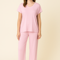 BLS - Aster Viscose Pajama Set - Pink