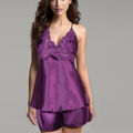 BLS Brigh Silk Short Set Purple