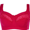 BLS - Cece Non Wired And Non Padded Cotton Bra - Burgundy