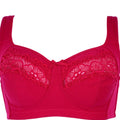 BLS Cece Non Wired And Non Padded Cotton Bra Burgundy