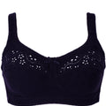 BLS Clarise Non Wired And Non Padded Cotton Bra Black