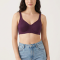 BLS - Calantha Non Wired And Non Padded Cotton Bra - Purple