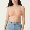 BLS - Calantha Non Wired And Non Padded Cotton Bra - Salmon