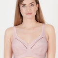 BLS Cali Non Wired And Non Padded Cotton Bra Soft Pink