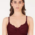 BLS Cansu Non Wired And Non Padded Cotton Bra Berry