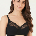 BLS - Cansu Non Wired And Non Padded Cotton Bra - Black