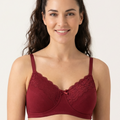 BLS - Caprina Non Wired And Non Padded Cotton Bra - Burgundy