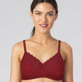 BLS Caprina Non Wired And Non Padded Cotton Bra Burgundy