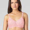 BLS Caprina Non Wired And Non Padded Cotton Bra Cosmo Pink