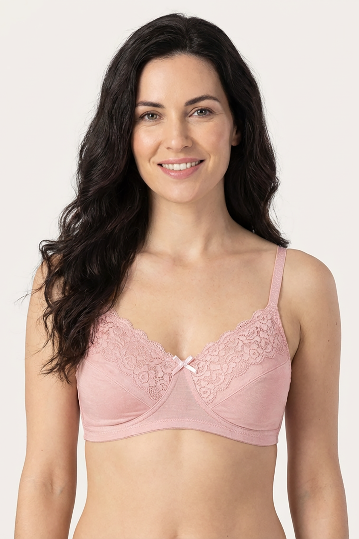 BLS - Caprina Non Wired And Non Padded Cotton Bra - Soft Pink