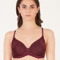 BLS - Celine Wired And Light Padded Bra - Burgundy
