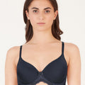 BLS Celine Wired And Light Padded Bra Navy Blue